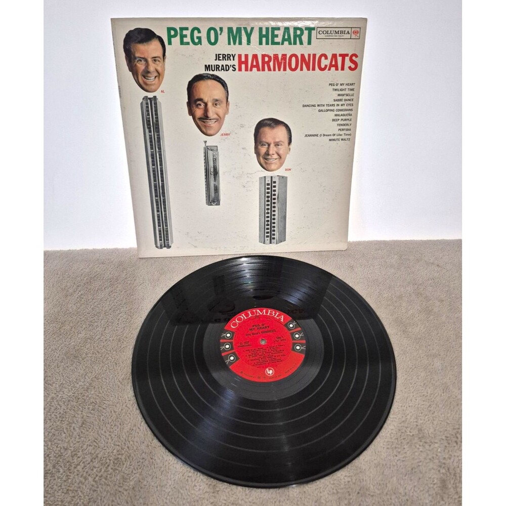 Jerry Murad's Harmonicats Peg O' My Heart Columbia CL 1637 12" Vinyl LP